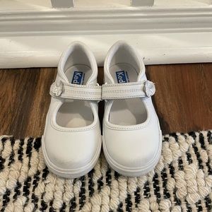 Keds white toddler Mary Janes